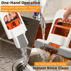Mini Foldable Desktop mop, Portable mini Cleaning mop, self-Extrusion Sponge Cleaning Tool, Suitable for Kitchen countertops, bathrooms and car interiors. (2, A)
