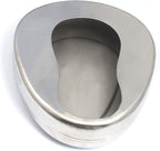 Bhatti Bedpan for Women Men Elderly Female Male Bedridden Patient Hospital Home Bed Pan Emergency Device (Stainless Steel)