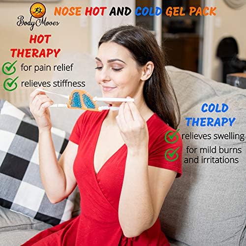 BodyMoves Exclusive Nose Gel Pack (2 Pack) for hot and Cold Therapy