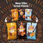 Lay's Potato Chips, Regular & Kettle Cooked Variety Pack, Single Serve Bags, (40 Pack) (Packaging and Formula May Vary)