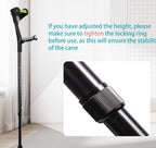 Forearm Crutches for Adults, Upgraded Heightened Forearm Crutches, 10-Level Adjustable Height, Arm Crutches Forearm, Aluminum Crutches for Walking