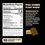 Massel Pho Bouillon Cubes/Instant Pho Soup Base | 3.7 oz / 10 Cubes | Asian Instant Soup Base | Plant Based Broth, Gluten & Dairy Free, Vegan