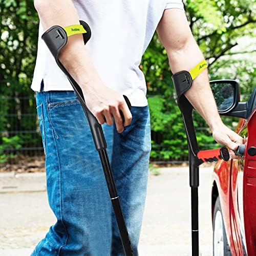 Comfortable Grip and Wear-Resistant, Non-Slip Crutch Elasticated Cuff,Replacement to Prevent The Cane from Falling Off, Slung Over The Cane for Added Convenien