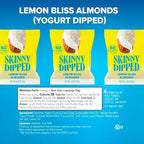 SkinnyDipped Snack Attack Minis Almond Variety Pack, Healthy Snack, Plant Protein, Gluten Free, 0.46 oz Mini Bags, Pack of 25
