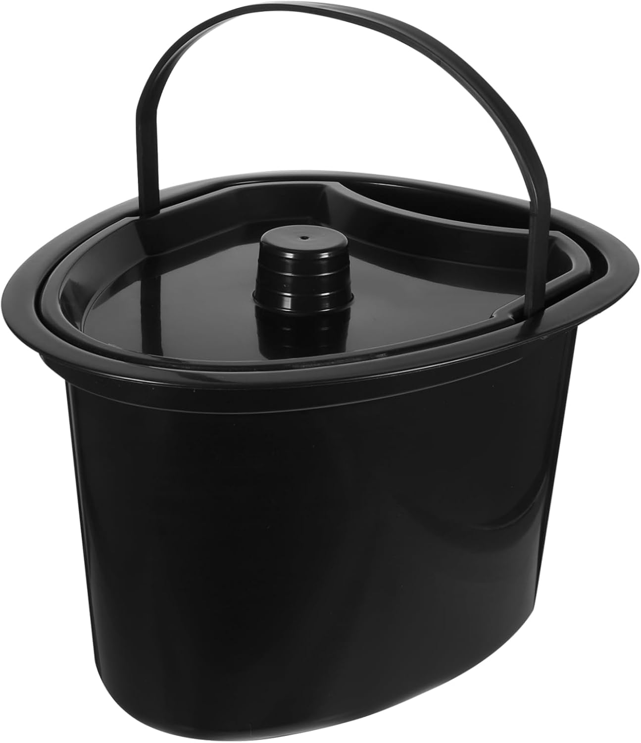 HEALLILY 5l Portable Chamber Pot Urinal Bedside Commode Bucket Lid for Elderly Children Pregnant Women