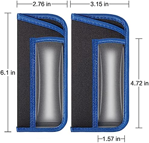 TRIUMPH VISION 3 Pack Glasses Pouch Slim - Soft Eyeglasses Bag Spectacles Sleeve Portable Cloth Eyewear Case Sunglasses Case
