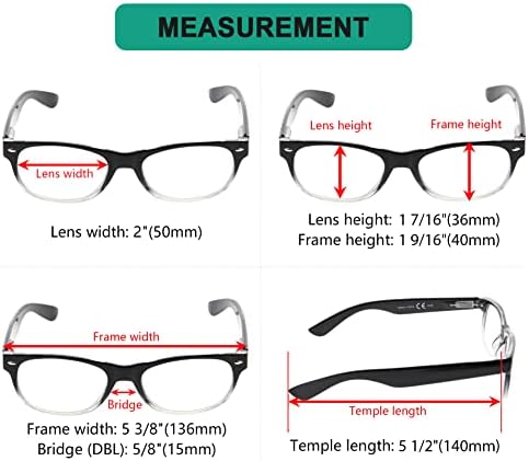 Eyekepper Classic 80's Reading Glasses for Women 5 Pairs Readers Include Reading Sunglasses