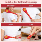 Beavorty Manual Back Massagers 2 Pcs Handheld Massage Stickfor Back Muscle Pain Relief | Massage Hammer Stick Tool for Neck & Shoulder Deep Tissue Stress Relief