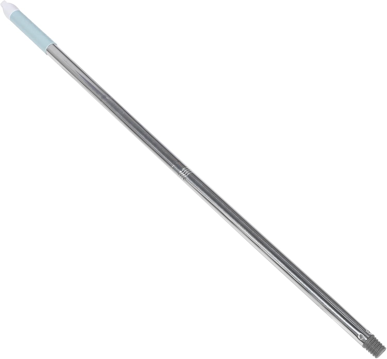 Amosfun 32.67In Stainless Steel Broom Handle Replacement Stick with Standard Threading for Floor Cleaning and Sweeping - Multi-Section Mop and Broom Pole
