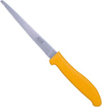 ALLEX Cardboard Cutter Tool Heavy Duty 5" – Japanese Stainless Steel Blade – Serrated Utility Knife for Cardboard, Styrofoam, Foam, Insulation – Made in Japan – Yellow