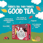 Clipper Tea, English Breakfast Assam Blend, Fairtrade, Organic, Plant-Based, Caffeinated British Tea, 1 Pack, 80 Unbleached Tea Bags