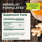 Traditional Medicinals Organic, Turmeric Tea with Ginger & Meadowsweet - Supports Normal Response to Inflammation - Kosher, Non-GMO, Caffeine-Free, Compostable - 16 Tea Bags