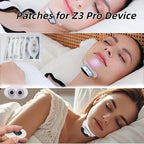 Z3 Pro Snoring Solution Patches,Anti-Snoring Patches for Z3 Pro Anti Snoring Devic Accessories,Not Easy to Fall Off Sleep Soundly (10 Patches)