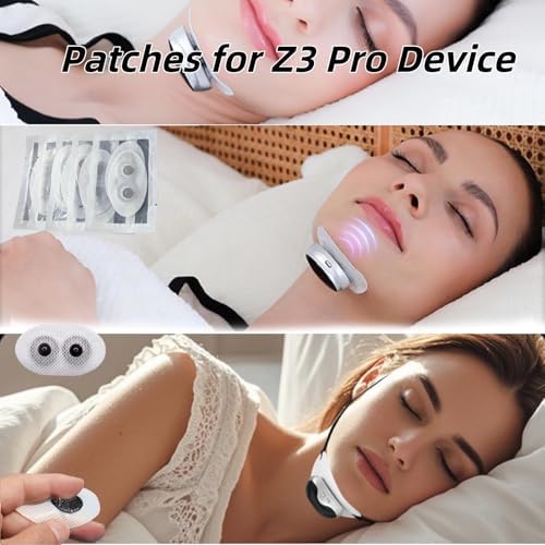 Z3 Pro Snoring Solution Patches,Anti-Snoring Patches for Z3 Pro Anti Snoring Devic Accessories,Not Easy to Fall Off Sleep Soundly (10 Patches)