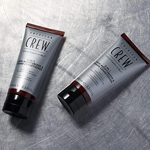 American Crew Skin Moisturizer and Beard Conditioner for Men, 2-in-1, 3.3 Fl Oz