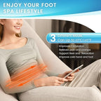 Ionic Foot Bath Detox Machine, Professional Ion Cleanse Dual Ionic Detox Foot Bath Spa Ion Spa Chi Cleanse System for Home USE, 8 Mode Foot Spa Detox, Far Infrared Belt