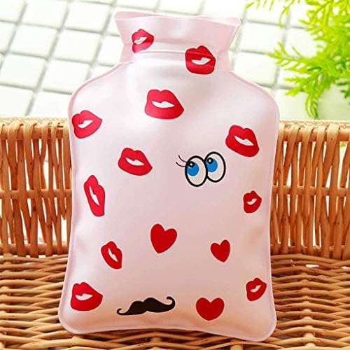 3Pcs Mini Hot Water Bottle Bag/Hand Warmer, Light and Handy, Small Heat Up and Refreezable Cold Pack, Korea Style Cute Therapy Heating Pad Warming Pain Relief, Random Pattern (Pink)