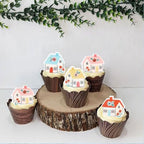 Ercadio 60 Pack Edible Welcome Home Cupcake Toppers Home Sweet Home Cupcake Picks Colorful House Housewarming Cupcake Toppers New Home Theme Party Cake Decorations Supplies