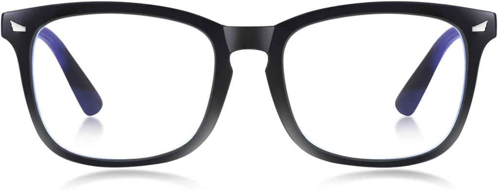 Blue Light Blocking Glasses for Women/Men Clear Frame Square Eyeglasses Computer Gaming Screen Glasses