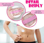 Nuanchu 48 Pcs Waterproof Sensor Covers Compatible with Libre 3 Freestyle Libre 3 Plus, Transparent Cgm Adhesive Patches, Glucose Monitor Protector Long Lasting Without Hole(Pink)