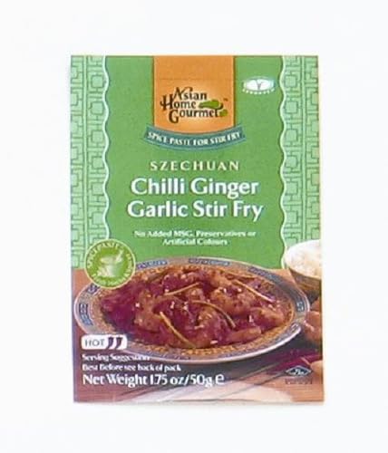 Asian Home Gourmet Szechuan Chilli Ginger Garlic Stir Fry, 1.75-Ounce Boxes (Pack of 12)