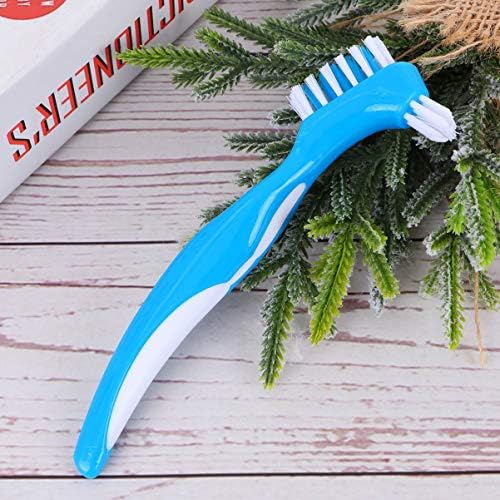 3pcs Cleaning Brush Tool Brush False Cleaning Tool Double Sided Toothbrush