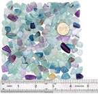 WAYBER Decorative Crystal Pebbles, 1 Lb/460g (Fill 0.9 Cup) Natural Quartz Stones Aquarium Gravel Sea Glass Rock Sand for Fish Turtle Tank/Air Plants Decoration