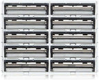 Taconic Shave 100 Twin Blade Razor Cartridges With Lubricating Strip - Compatible With All Gillette Trac 2 , G2, G II, Contour, Vector And Gillette Atra Razor Handles - Made In The Usa
