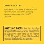 Orange Softies, Natural Sprinkles by Supernatural, Made in USA, Dye-Free, Soy Free, Gluten Free, Vegan, 3oz