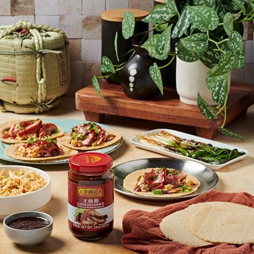 Lee Kum Kee Char Siu Sauce (14 oz - 1 Pack), Honey-Sweet Chinese Barbecue Sauce, Great for Marinades for All Kinds of Meats & Ribs, Barbeques, Glazes, Roasts, and Oven-Baked Dishes