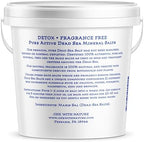 One With Nature 100% Pure Dead Sea Salt for Bath, 5lb Unscented. Dead Sea Salt is high in Essential Minerals, Such as Magnesium, Sulfur, Zinc, Potassium. Exfoliates, Nourishes Skin, Helps Restore pH