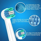 Replacement Heads Compatible with Oral B Braun Toothbrushes Electric- 16 Pack Professional Precision & Sensitive Brush Heads Refill for Oral B 7000/Pro 1000/9600/ 5000/3000/8000