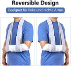 Arm Sling Adjustable Arm Support Strap Lightweight Comfortable Shoulder Immobilizer for Women and Men Right Left for Wrist Hand Elbow Injured 63 inch (Black)