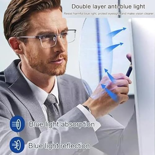 Auto Focus Glasses Self Adjusting, Self Adjusting Glasses for Women Men, Smart Auto Focus Anti Blue Reading Glasses
