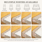 Bed Gap Filler, Mattress Extender for Twin/Full/Queen/King Bed, Close Gap(0-12") Between Mattress and Headboard or Wall, Stop Losing Your Pillows(Beige-LxWxD-39 * 2 * 6in)