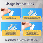 Equinox Fancy Straight Edge Razor - Manual Shaver for Men - Includes 100 Disposable Derby Blades - Wooden Handle - Barber Kit - Straight Razors for Men - Navajas para barbero - retro straight razor