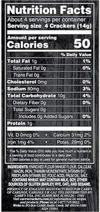 Carr's Table Water Crackers, Original, 2.2oz (24 Count)