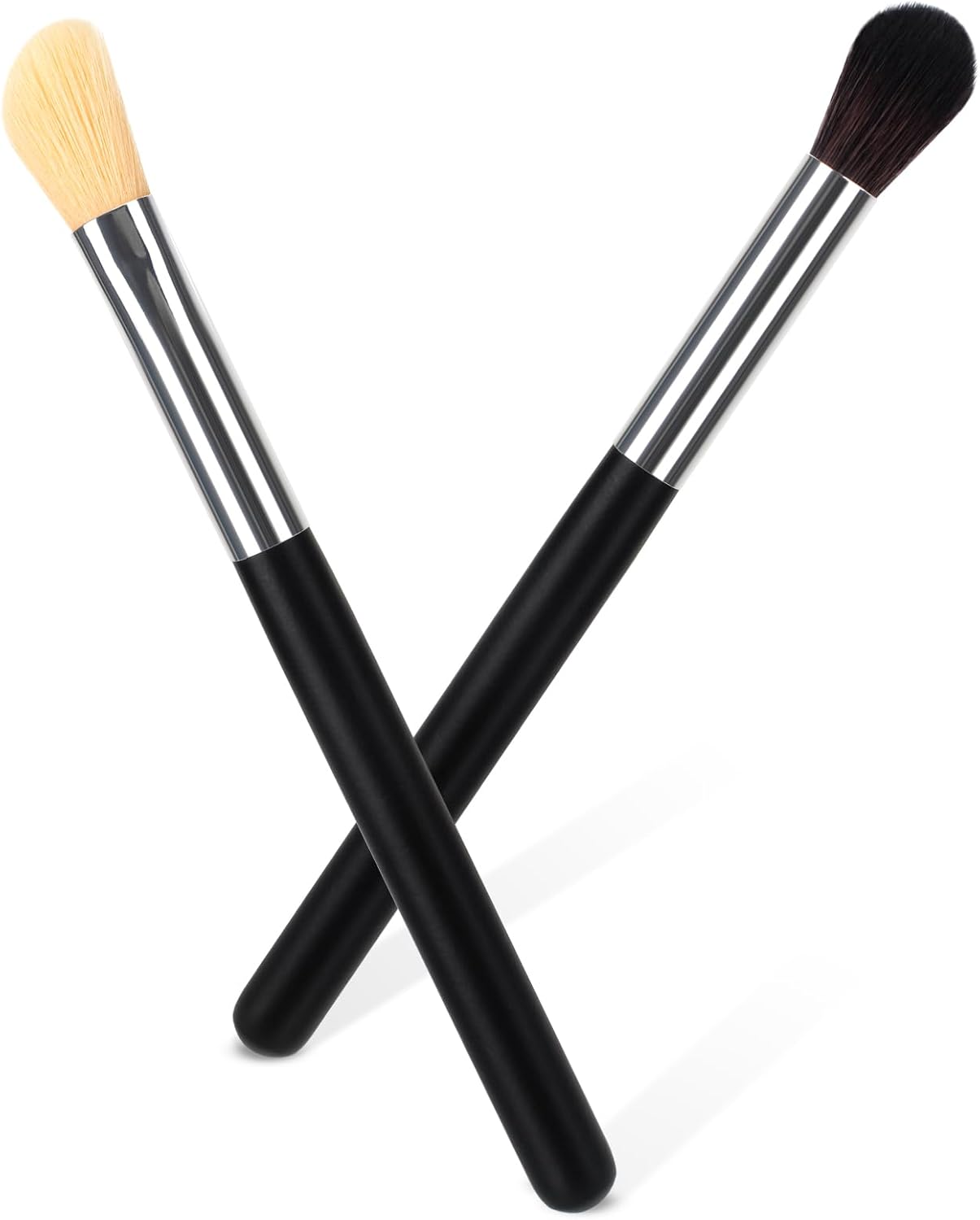 Fluffy Eye Makeup Blender Brush Set 2 Pcs Professional Soft Eyeshadow Make up Brushes Tools Reusable