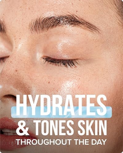 Evian Facial Spray 1.7 oz - Hydrating Mineral Water Mist for Face & Skin - Refreshes Makeup and Tones Skin - TSA-Approved Mini Facial Spray Set for Daily Skincare Hydration