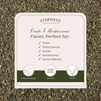Starwest Botanicals Organic Basil Leaves - Dried Sweet Basil Leaf, Herb for Seasoning Blends & Cooking, Cut & Sifted, Certified Kosher, Non-GMO - Bulk 1 lb Bag