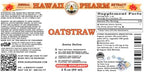 Hawaii Pharm Oat Straw Alcohol-Free Liquid Extract, Professional Grade, Small Batch Crafted Oats Straw (Avena Sativa) Dried Tops Glycerite Natural Herbal Supplement, 2 fl.oz