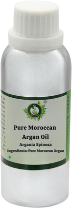 R V Essential Pure Moroccan Argan Oil 1250ml (42oz)- Argania Spinosa (100% Pure and Natural Cold Pressed)