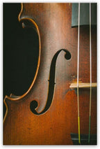 Violin Canvas Wall Art Print, Violin Artwork, Violin Poster