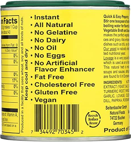Seitenbacher Vegetable Broth and Seasoning - 5 oz. can