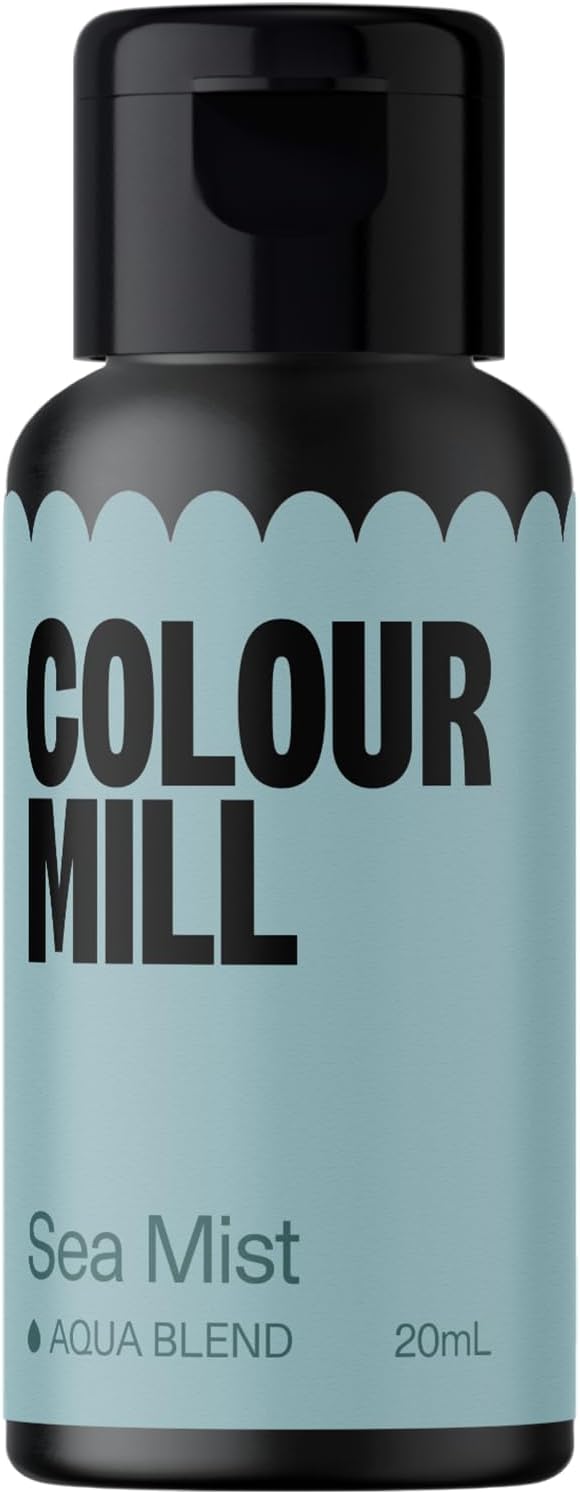 Colour Mill Aqua Blend Water-Based Food Coloring, 20 Milliliters Sea Mist