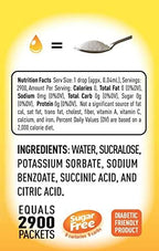Concentrated Liquid Sucralose Sweetener, 4OZ/120mL Glass Bottle (2900 Servings) | One Travel Size Bottle 0.5OZ/15mL (360 Servings)