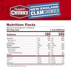 Campbell's Chunky Soup, New England Clam Chowder, 18.8 Oz Can (Case of 12)