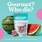 Candy Kittens Sour Watermelon Gourmet Sweets Bag 140g (Pack of 2)