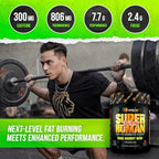 ALPHA LION Superhuman Burn, 2 in 1 Metabolism Booster Pre Workout and Men's Thermogenic Fat Burner, Sour Gummy Bear (Hulk Juice), Package Varies