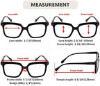 Eyekepper 5-Pack Square Reading Glasses for Women Large Frame Readers +1.00